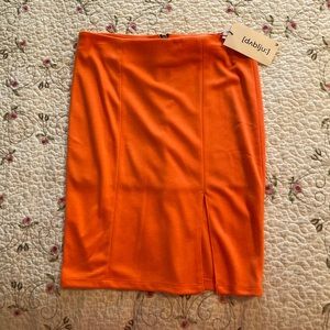 Orange skirt